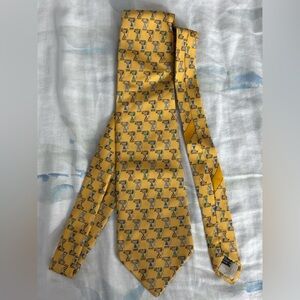 SALVATORE FERRAGAMO TIE 100% SILK